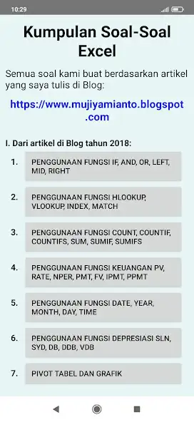Play Kumpulan Soal-Soal Excel  and enjoy Kumpulan Soal-Soal Excel with UptoPlay