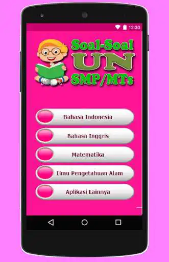 Play Kumpulan Soal UNBK (Ujian Nasional) SMP / MTs as an online game Kumpulan Soal UNBK (Ujian Nasional) SMP / MTs with UptoPlay
