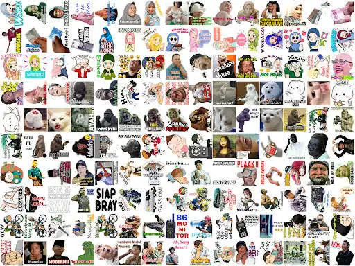 Play Kumpulan Stiker Lucu for WAStickerApps as an online game Kumpulan Stiker Lucu for WAStickerApps with UptoPlay