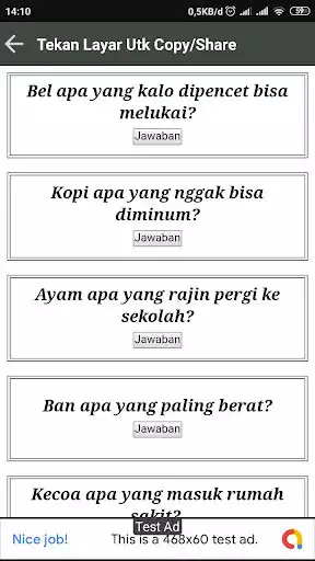 Play Kumpulan Tebak Tebakan Lucu  and enjoy Kumpulan Tebak Tebakan Lucu with UptoPlay