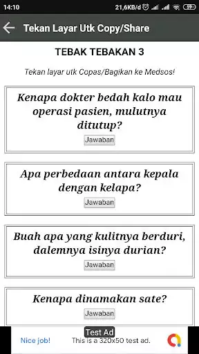 Play Kumpulan Tebak Tebakan Lucu as an online game Kumpulan Tebak Tebakan Lucu with UptoPlay