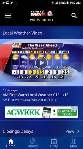 Play KUMV-TV First Warn Weather