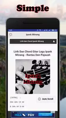 Play Kunci Gitar Ipank Minang