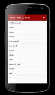 Play Kunci Piano dan Lirik Offline Play Kunci Piano dan Lirik Offline