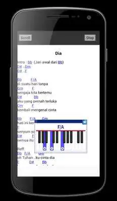 Play Kunci Piano dan Lirik Offline Play Kunci Piano dan Lirik Offline