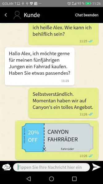Play Kundenchat Gelbe Seiten as an online game Kundenchat Gelbe Seiten with UptoPlay