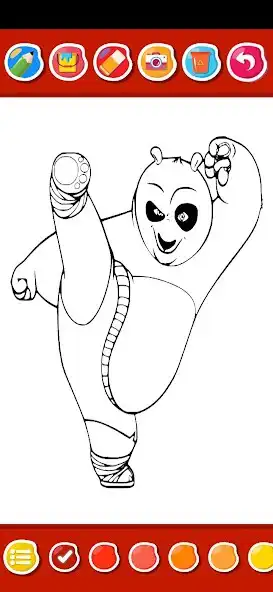 Play KungFuu Panda Coloring  and enjoy KungFuu Panda Coloring with UptoPlay