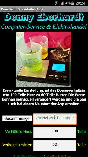 Play Kunstharz Dosierhilfe  and enjoy Kunstharz Dosierhilfe with UptoPlay