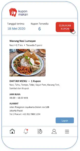Play Kupon Makan as an online game Kupon Makan with UptoPlay