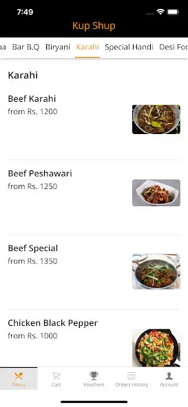 Play Kup Shup restaurant app as an online game Kup Shup restaurant app with UptoPlay