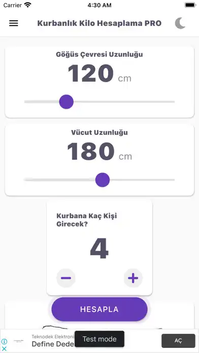 Play Kurbanlık Kilo Hesaplama PRO as an online game Kurbanlık Kilo Hesaplama PRO with UptoPlay