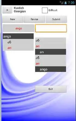 Play Kurdish Georgian Dictionary