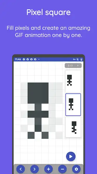 Play Kuroga: Draw anime  GIF maker as an online game Kuroga: Draw anime  GIF maker with UptoPlay