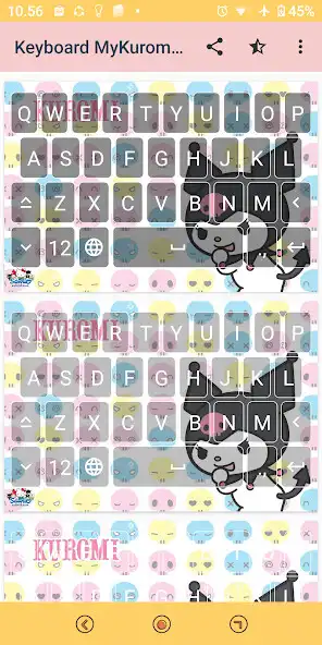 Play Kuromi MyMelody Keyboard Theme  and enjoy Kuromi MyMelody Keyboard Theme with UptoPlay