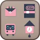 Free play online Kuro study icon theme APK