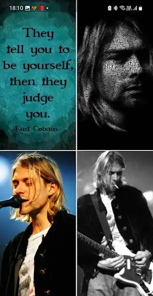 Play Kurt Cobain Nirvana Wallpapers as an online game Kurt Cobain Nirvana Wallpapers with UptoPlay