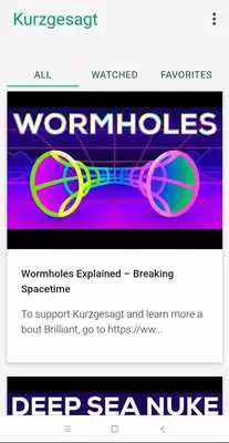 Play Kurzgesagts Videos