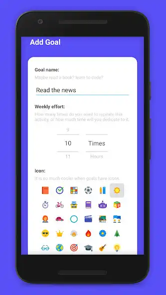 Play Kuska - Weekly goals tracker as an online game Kuska - Weekly goals tracker with UptoPlay
