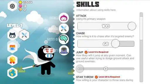 Play Kute Ninja as an online game Kute Ninja with UptoPlay