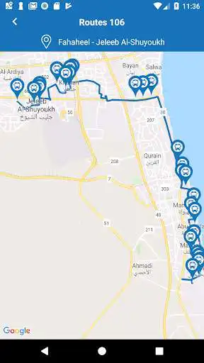 Play Kuwait Bus - routes, transit, stops and maps  and enjoy Kuwait Bus - routes, transit, stops and maps with UptoPlay