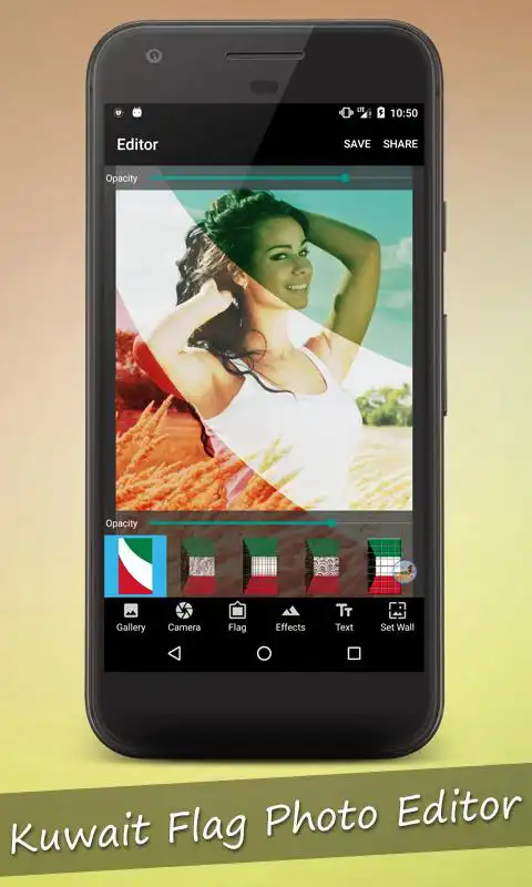 Play Kuwait Flag Photo Editor