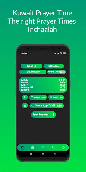 Play Kuwait Prayer Times - Azan as an online game Kuwait Prayer Times - Azan with UptoPlay