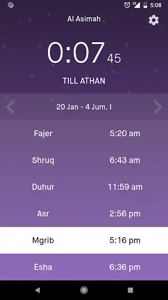 Play Kuwait Prayer Times as an online game Kuwait Prayer Times with UptoPlay