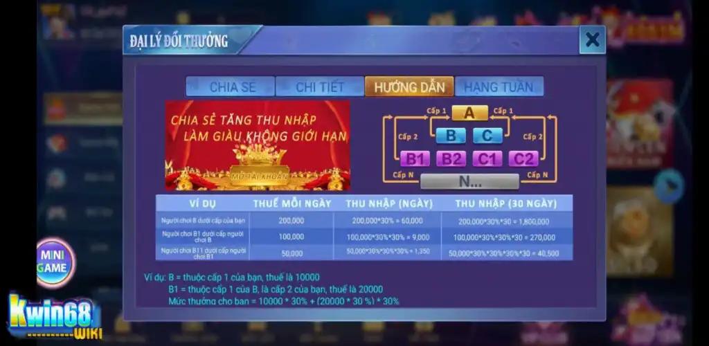 Play KWIN - Cổng Game Bài Thời Đại as an online game KWIN - Cổng Game Bài Thời Đại with UptoPlay