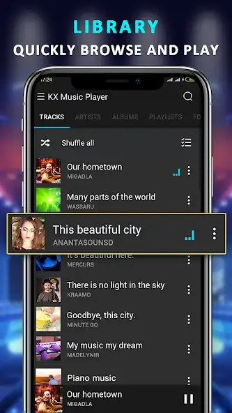 Play KX Music Player Pro as an online game KX Music Player Pro with UptoPlay