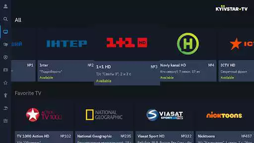 Play Kyivstar TV for TV boxes as an online game Kyivstar TV for TV boxes with UptoPlay