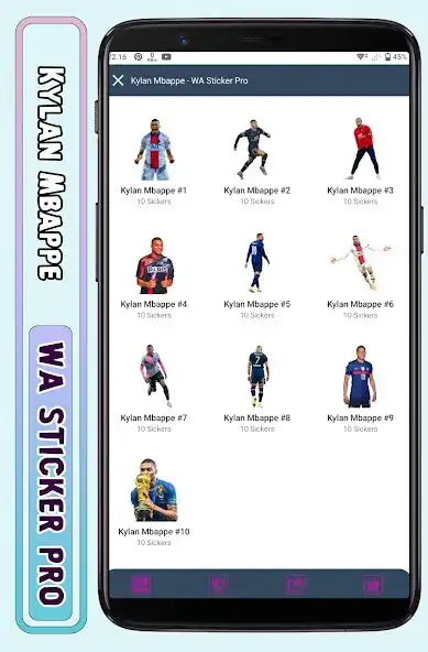 Play Kylan Mbappe - WA Sticker Pro  and enjoy Kylan Mbappe - WA Sticker Pro with UptoPlay