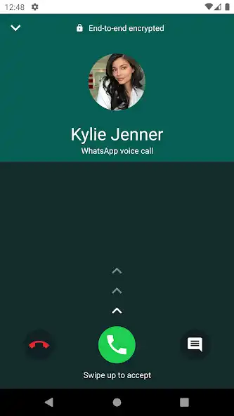 Play Kylie Jenner - Fake Call as an online game Kylie Jenner - Fake Call with UptoPlay