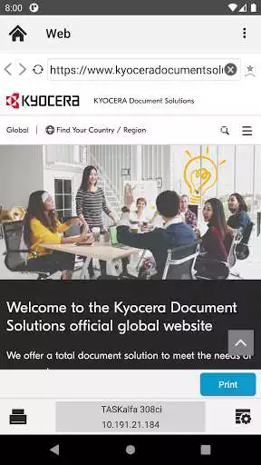 Play KYOCERA Mobile Print as an online game KYOCERA Mobile Print with UptoPlay