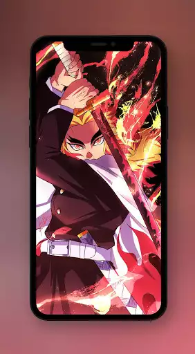 Play Kyojuro Rengoku Wallpaper HD as an online game Kyojuro Rengoku Wallpaper HD with UptoPlay