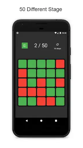 Play KYON Master Puzzle - Turn Green as an online game KYON Master Puzzle - Turn Green with UptoPlay