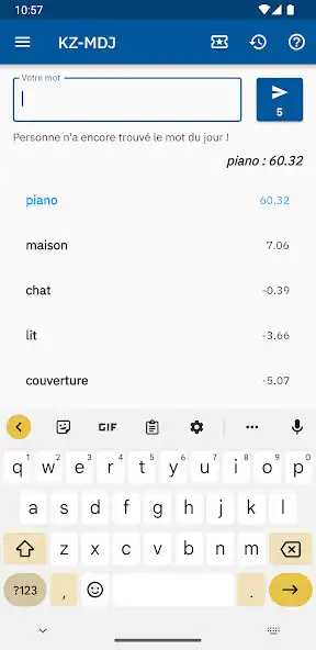 Play KZ-MDJ (Mot Du Jour) as an online game KZ-MDJ (Mot Du Jour) with UptoPlay