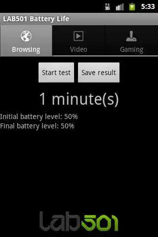Play LAB501 Battery Life  and enjoy LAB501 Battery Life with UptoPlay