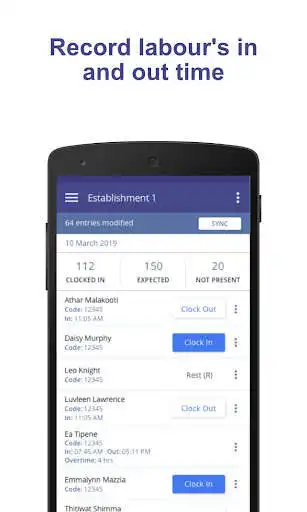 Play Labour Attendance  and enjoy Labour Attendance with UptoPlay