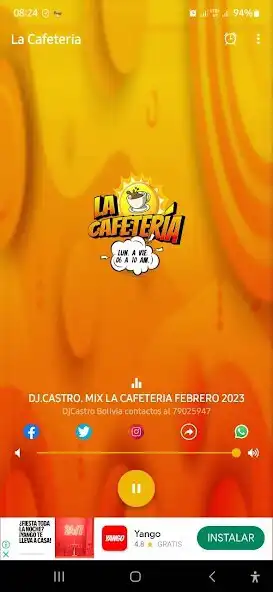 Play La Cafeteria Radio  and enjoy La Cafeteria Radio with UptoPlay