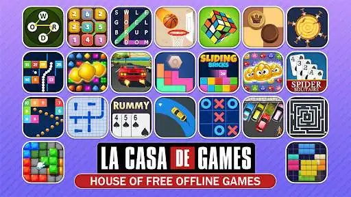 Play La Casa De Games - Offline Games, Gamebox  and enjoy La Casa De Games - Offline Games, Gamebox with UptoPlay
