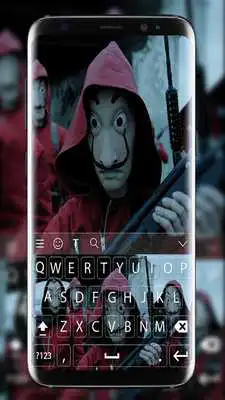 Play La casa de Papel  Keyboard Theme Emoji