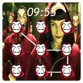 Free play online La casa de papel pattern lock Screen APK Free play online La casa de papel pattern lock Screen APK