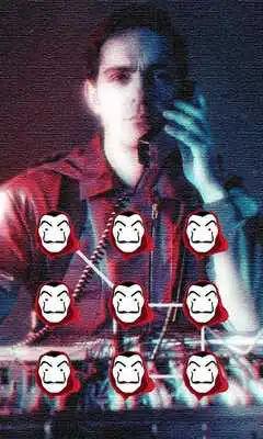 Play La casa de papel pattern lock Screen