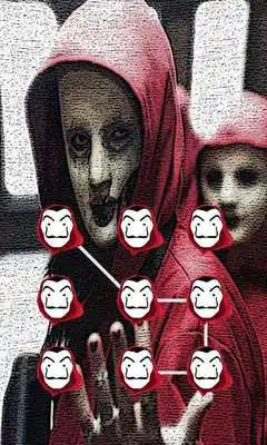 Play La casa de papel pattern lock Screen