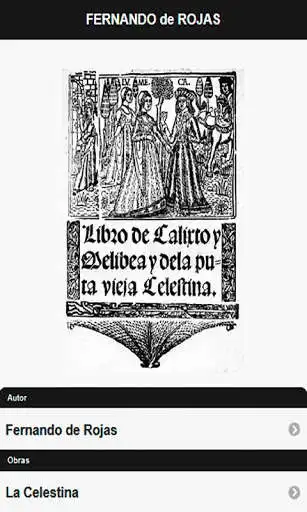Play APK La Celestina - Fernando de Rojas and enjoy La Celestina - Fernando de Rojas with UptoPlay com.DPCproducciones.EscritoresFernandoRojas Play APK La Celestina - Fernando de Rojas and enjoy La Celestina - Fernando de Rojas with UptoPlay com.DPCproducciones.EscritoresFernandoRojas