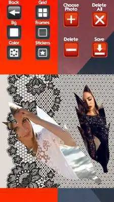 Play Lace Photo Collage Maker