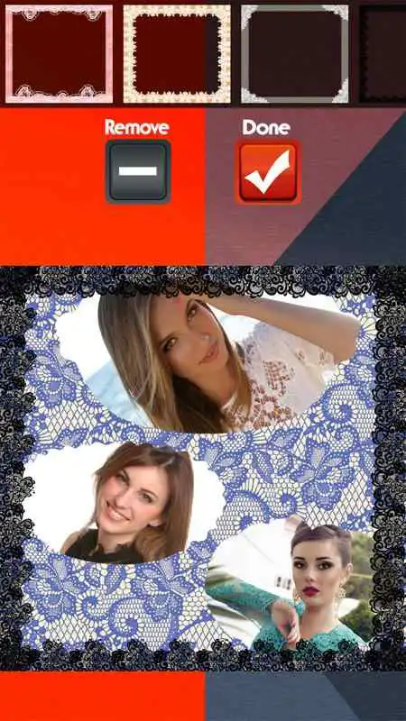Play Lace Photo Collage Maker