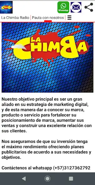 Play La Chimba Radio as an online game La Chimba Radio with UptoPlay