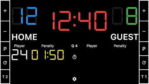 Play Lacrosse Scoreboard as an online game Lacrosse Scoreboard with UptoPlay