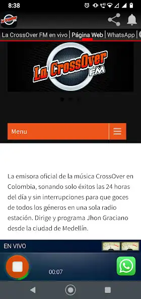 Play La CrossOver FM  and enjoy La CrossOver FM with UptoPlay